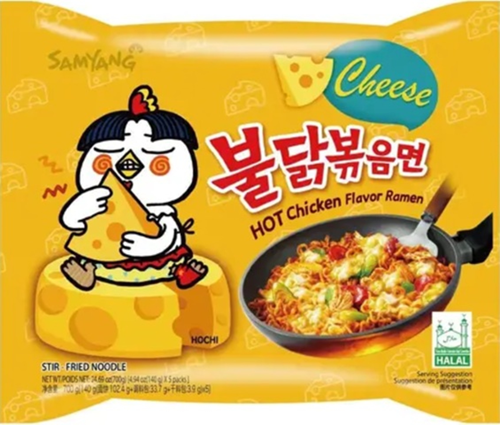 Mie Instan Ayam Pedas Ramen Keju