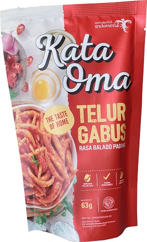 Telur Gabus rasa Balado Padang