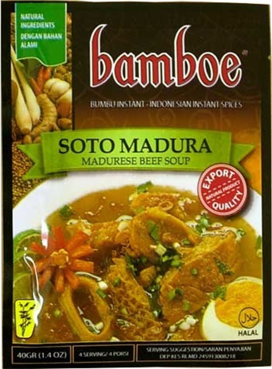 Bumbu instan Bumbu Soto Madura Bumbu instan Bumbu Soto Madura