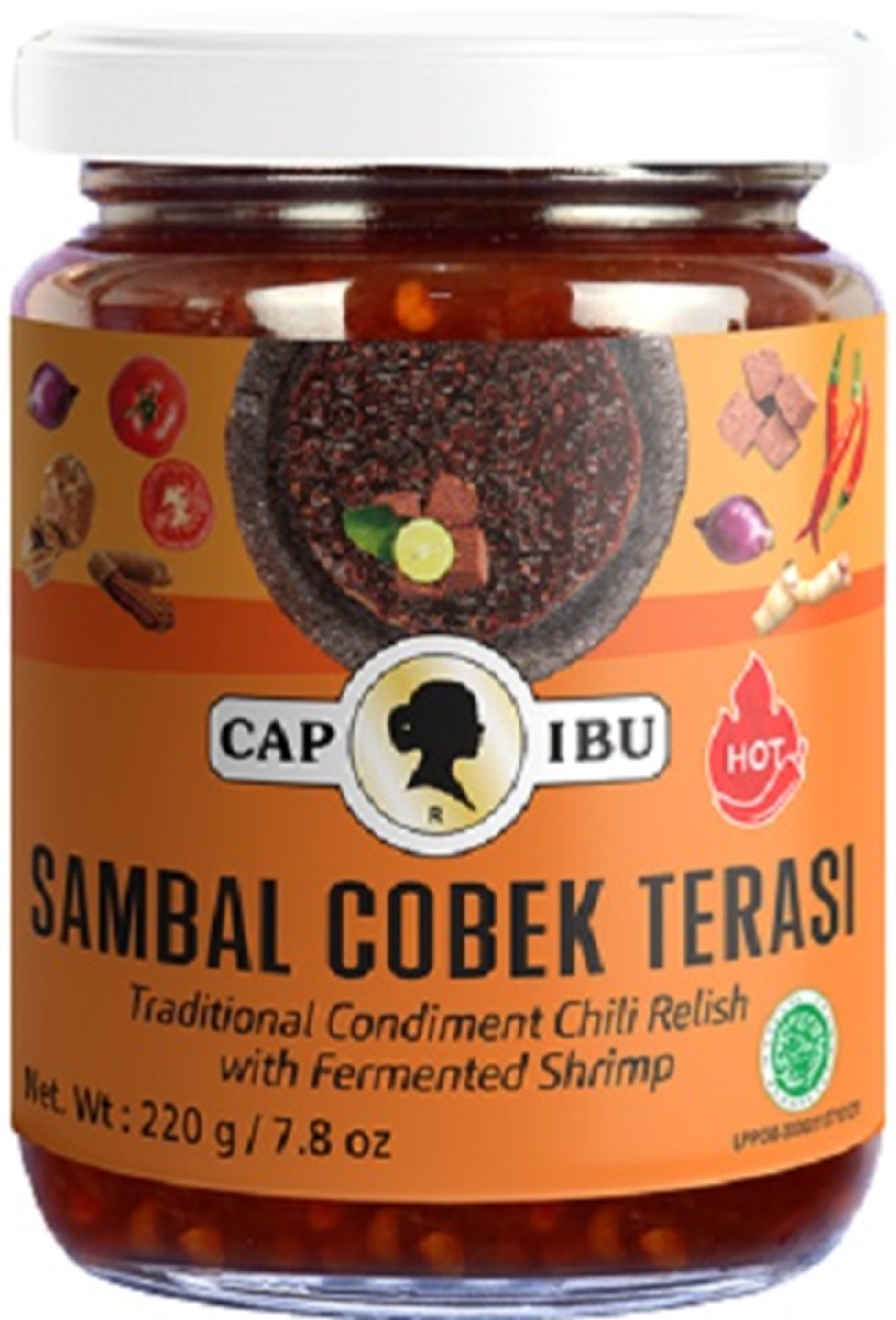 Sambal Cobek Terasi hot