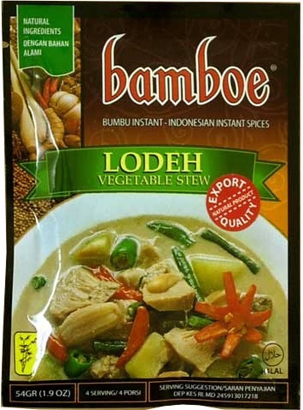 Bumbu instan Bumbu Lodeh Bumbu instan Bumbu Lodeh