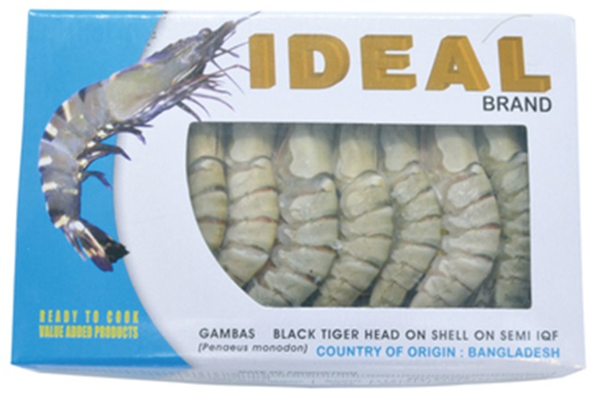 Udang Black Tiger 16/20 IQF 25% Udang Black Tiger 16/20 IQF 25%