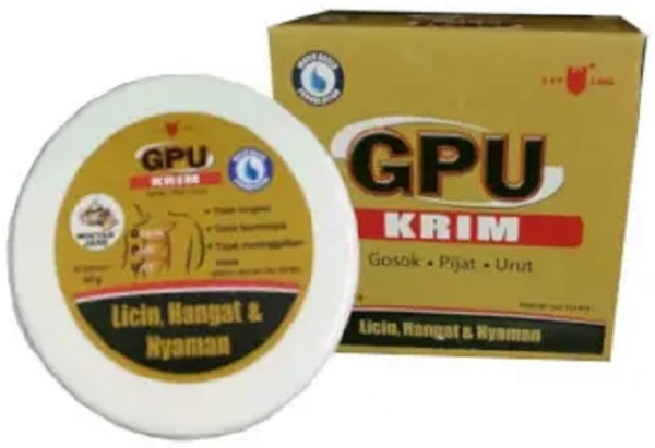 Krim Urut GPU (Jahe) 60gr