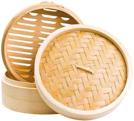 Bamboo Steamer 3 pcs (20 cm) 1set