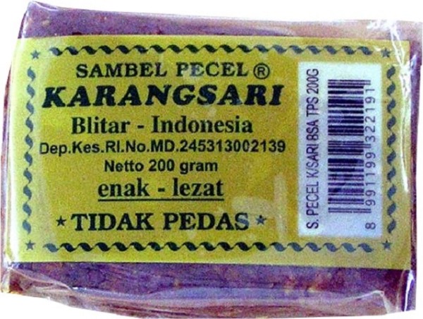 Sambal Pecel Tidak Pedas 200gr