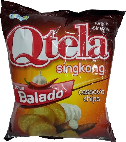 Qtela Singkong Rasa Balado 185gr