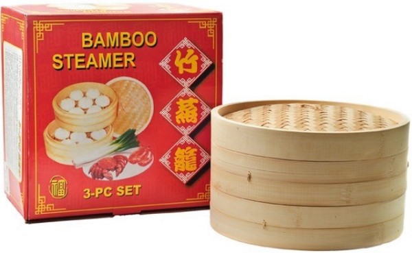 Bamboo Steamer 3 pcs (30 cm) 1set