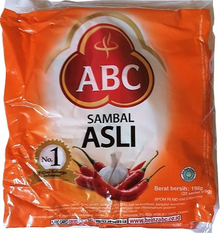 Sambal Asli (22x8gr) sachet 192ml