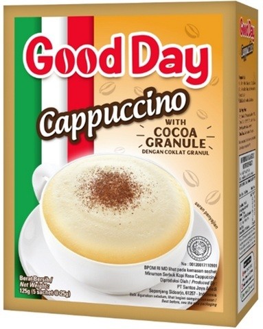 Cappuccino dengan Coklat Granul (5x25gr) 125gr