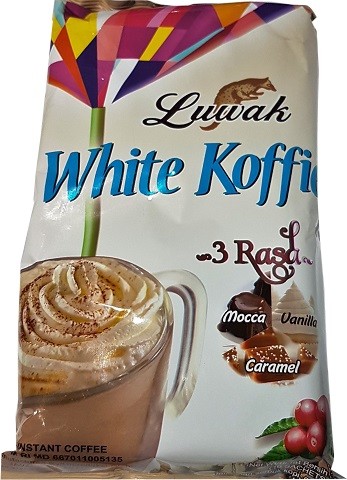 Kopi Luwak Putih Instan 3 rasa (10x20gr) 200gr