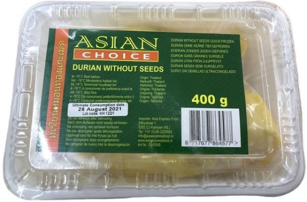 Durian tanpa biji 400gr
